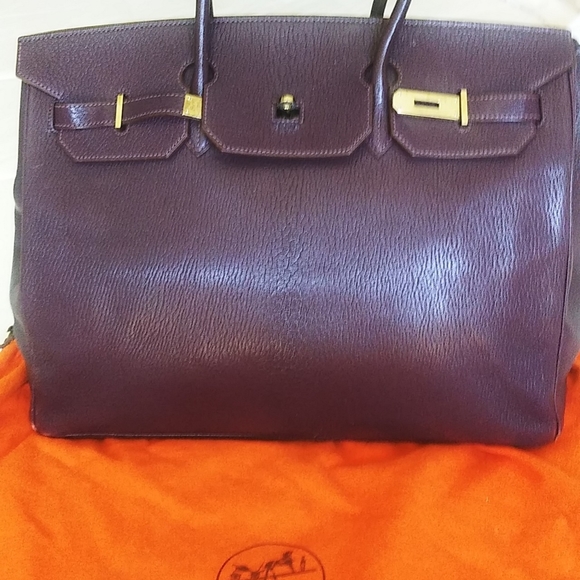 Hermes Birkin 40 Bag! in Eggplant color😍 - Picture 2 of 9
